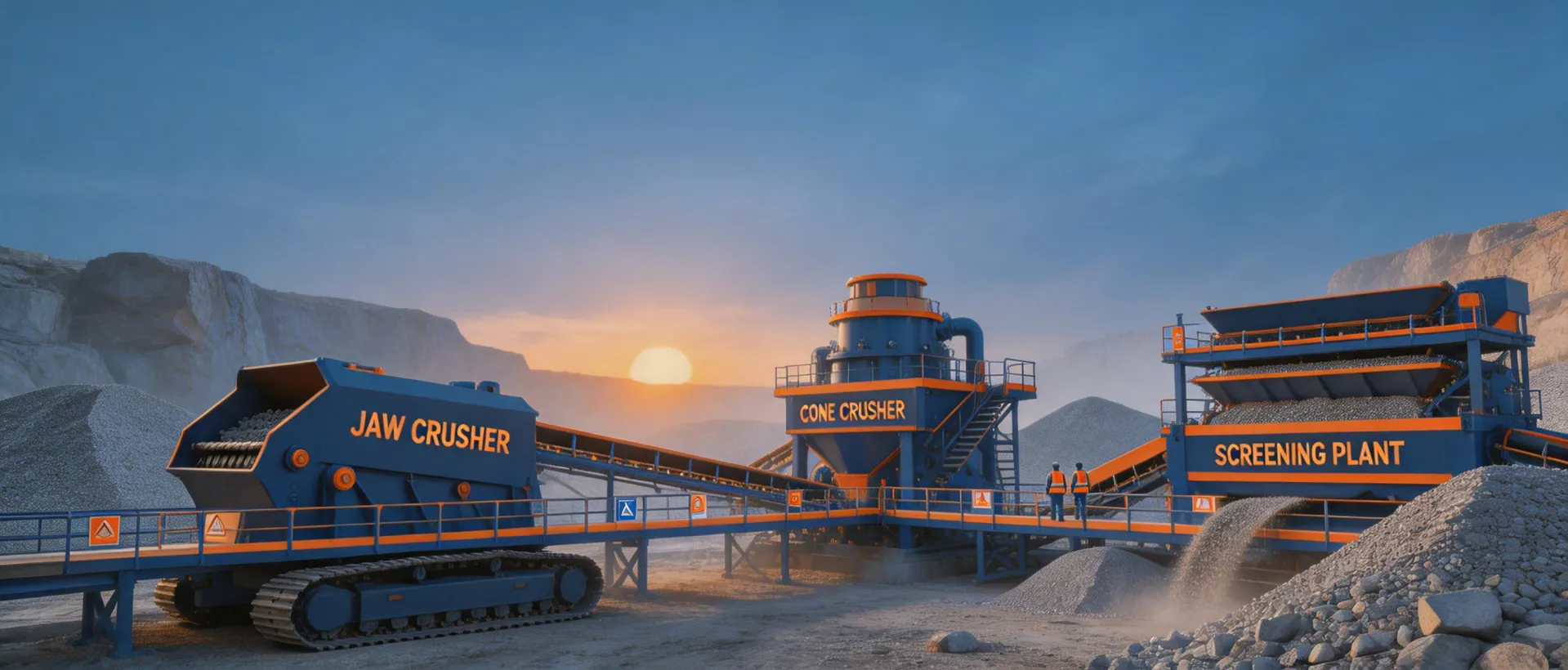 Crushing plant advisor scene